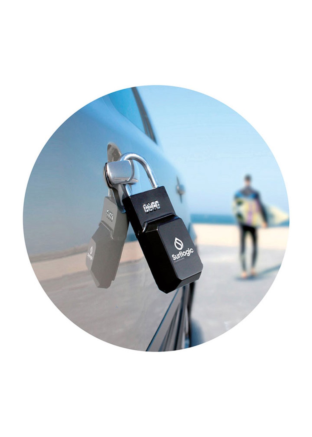 Surflogic Key Lock Standard Black