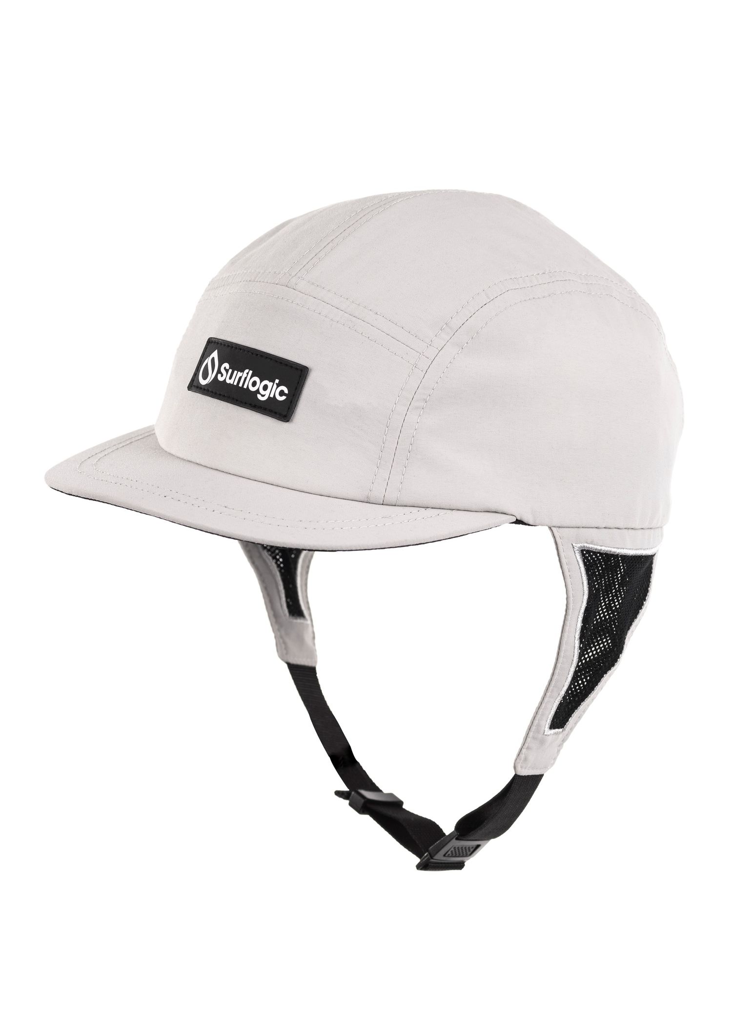 Surflogic Surf Cap With Chin Strap Grey