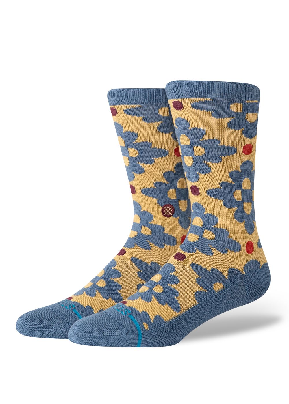 Stance Ceramic Crew Socks Sea Blue