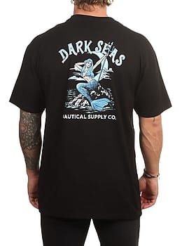 Dark Seas Dockside Pocket Tee Black