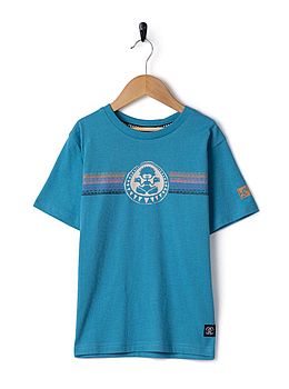 Saltrock Boys Origin Stripe Tee Blue