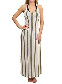 Roxy Nalu Sunset Dress Oil Green