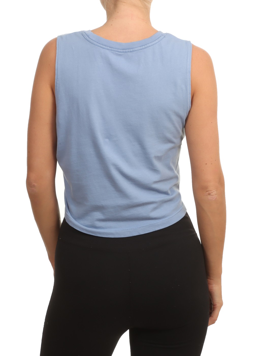 Salty Crew Shorebreak Cropped Tank Marine Blue
