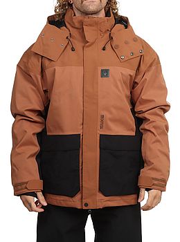 Volcom Kleveland Snow Jacket Terra Brown