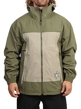 Volcom Arthur 3L Snow Jacket Dark Olive