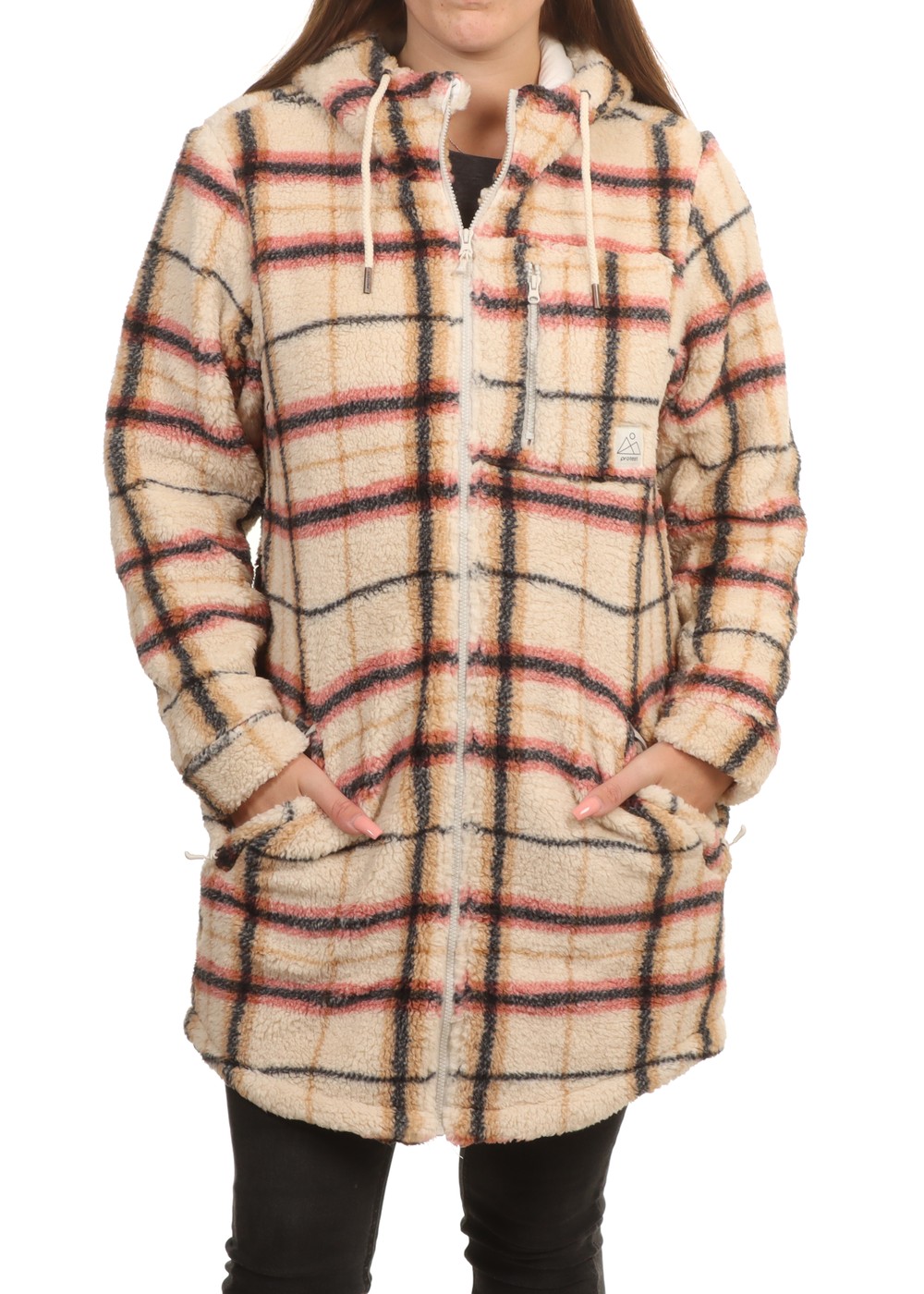 Protest Catmint Sherpa Jacket Fudge Camel