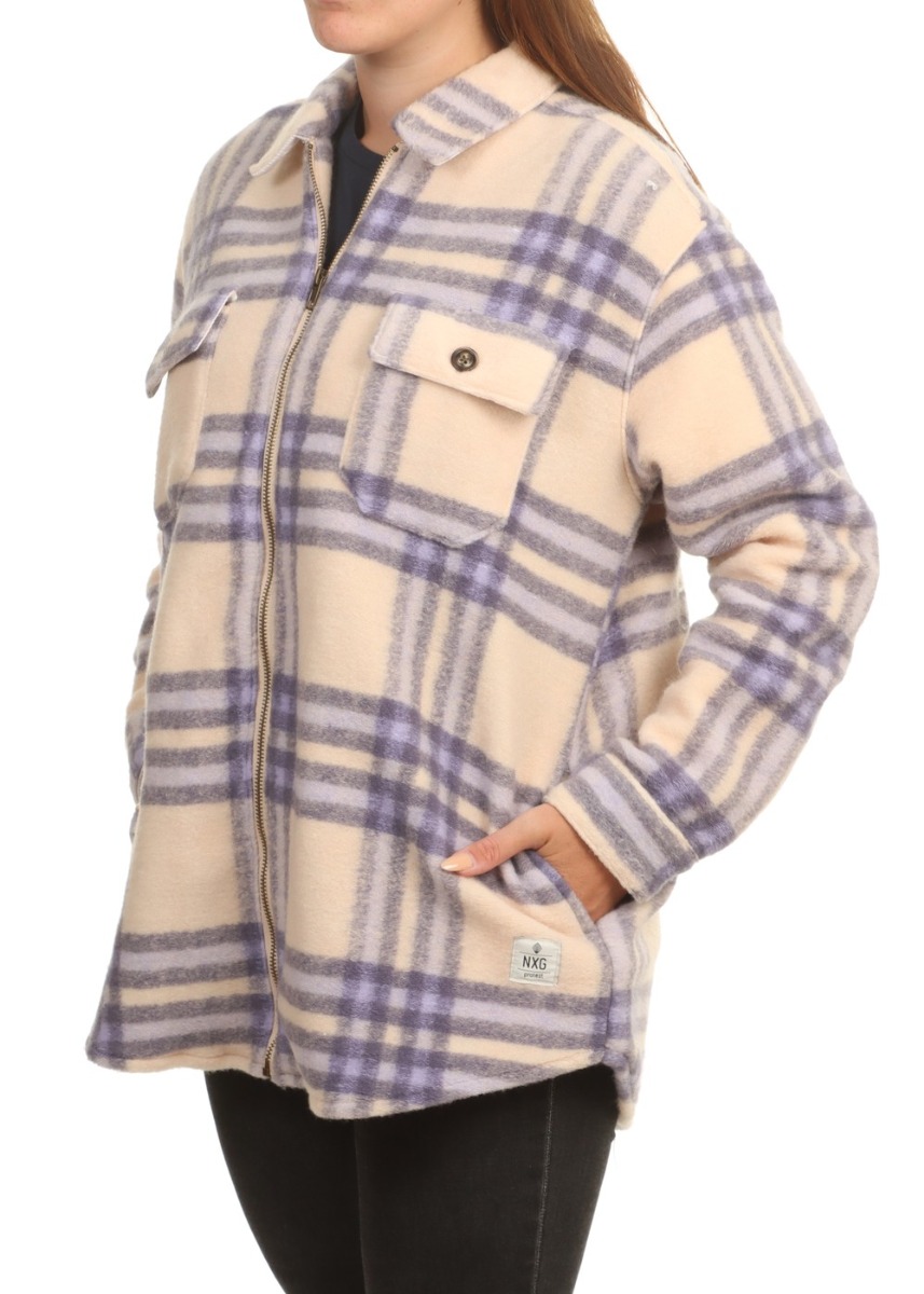 Protest Redoak Shirt Valerian Lilac