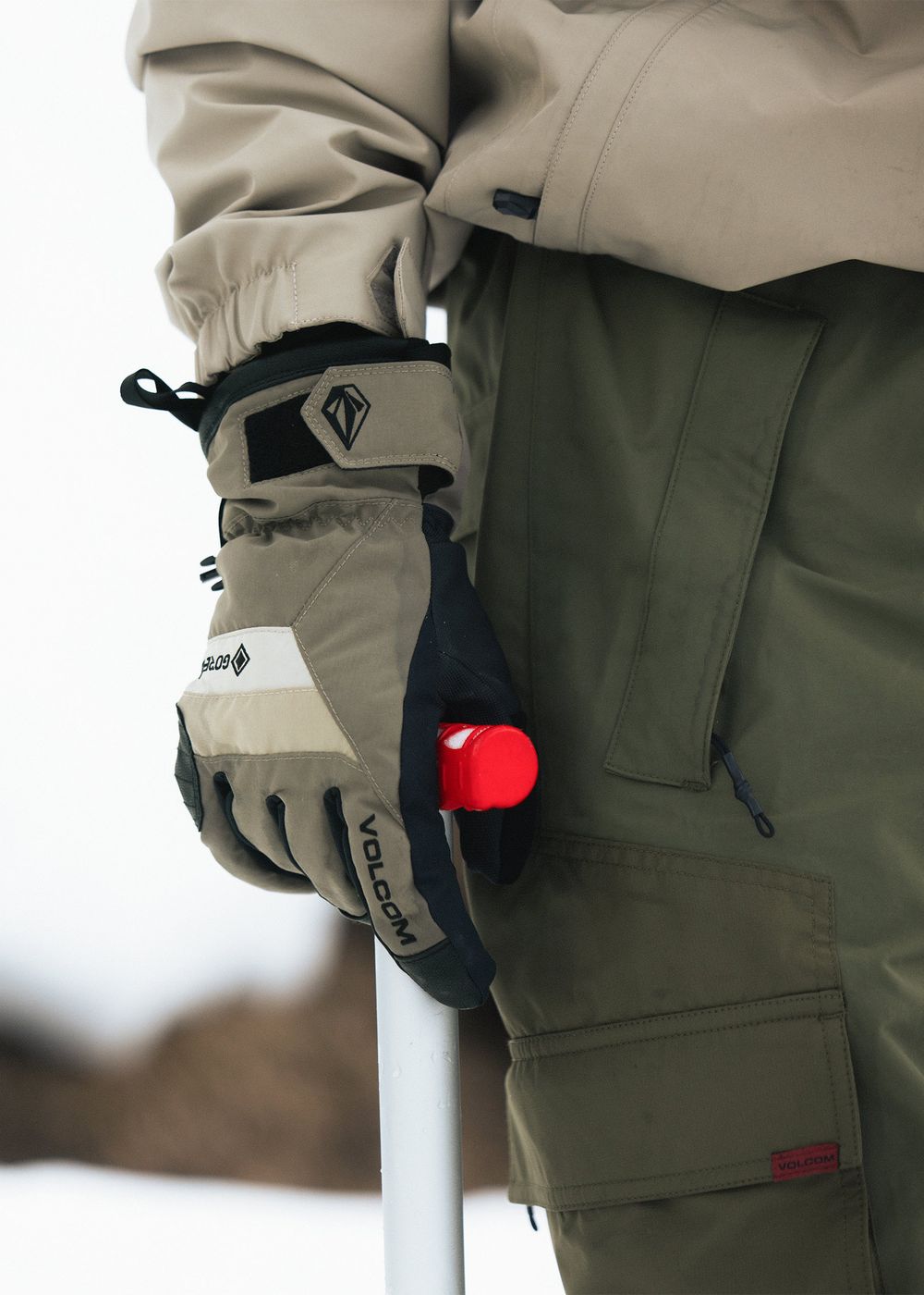Volcom CP2 Gore Tex Snow Gloves Military