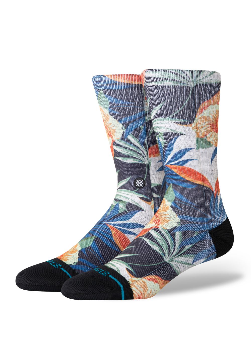 Stance Tiki Tides Crew Socks Black