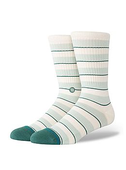 Stance Striped It Crew Socks Teal