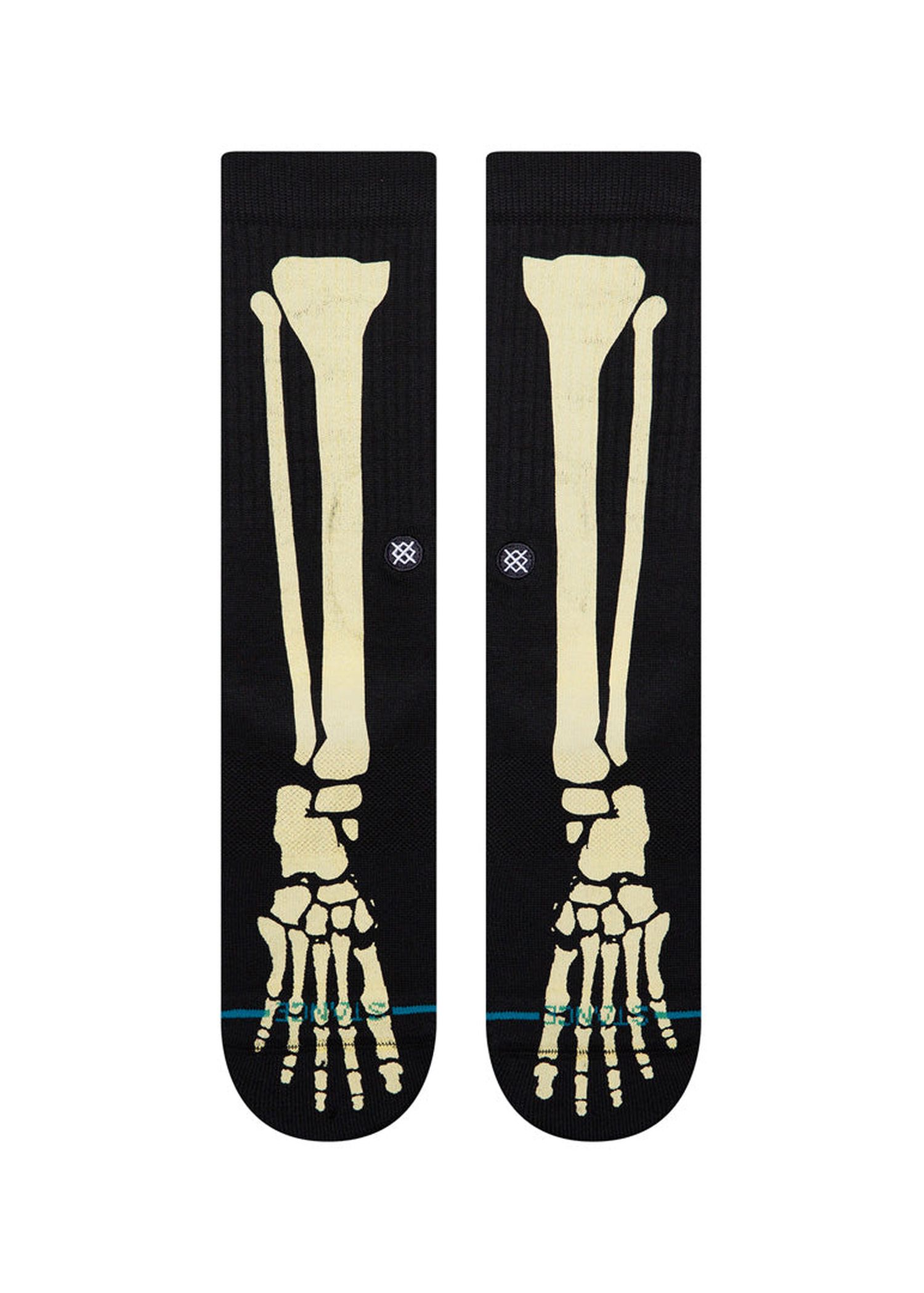 Stance Bones 3 Socks Black
