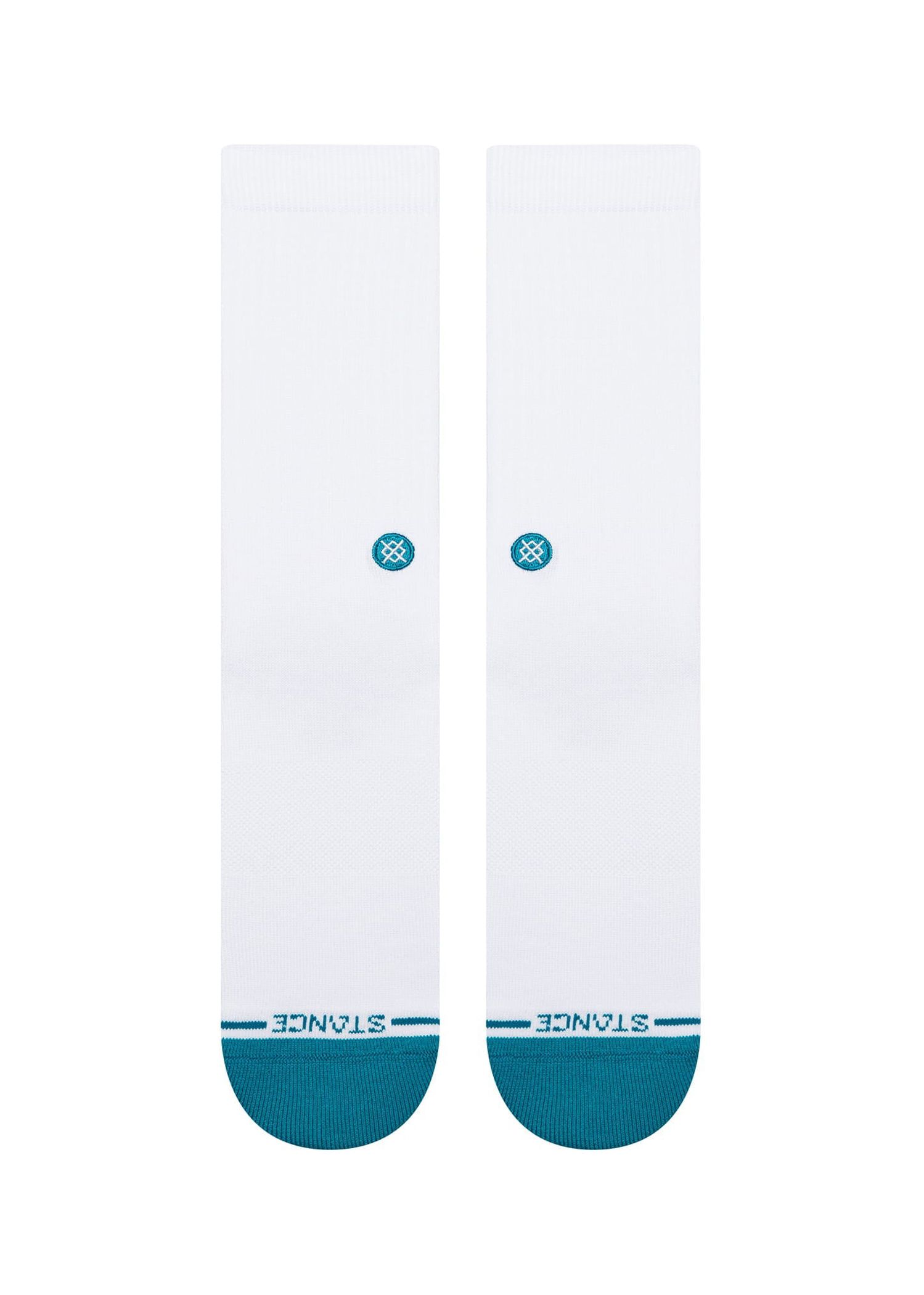 Stance Icon Dot Crew Socks Teal