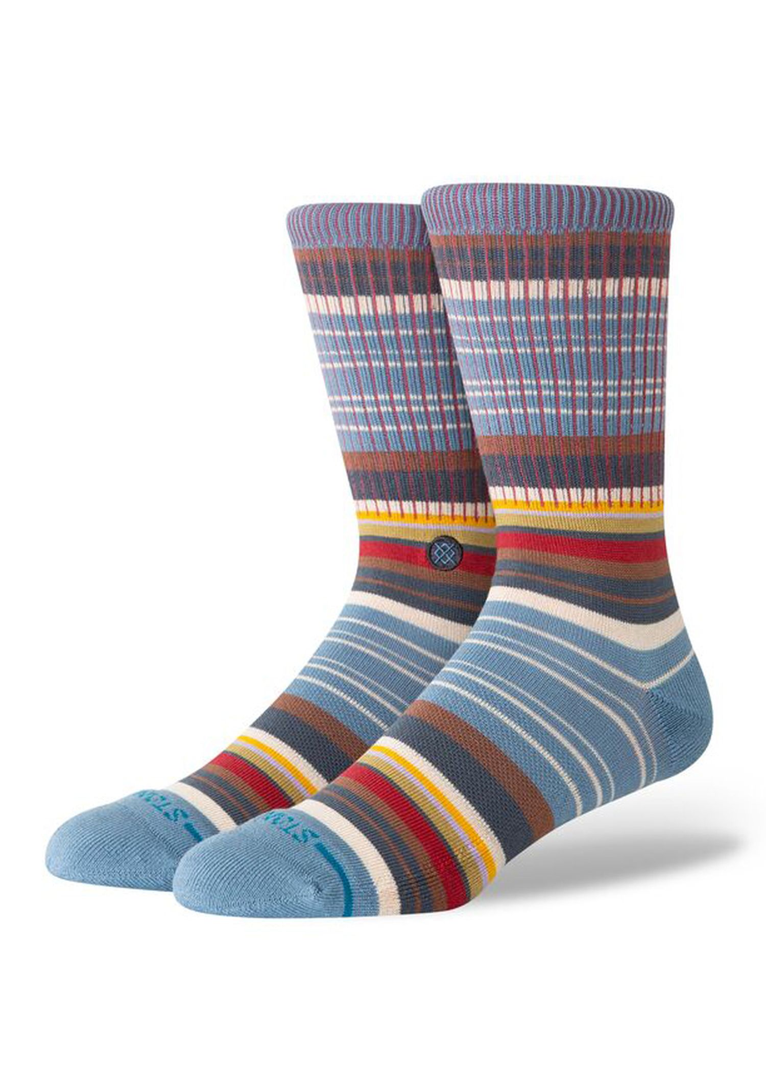 Stance Jorongo Pop Crew Socks Windward Blue