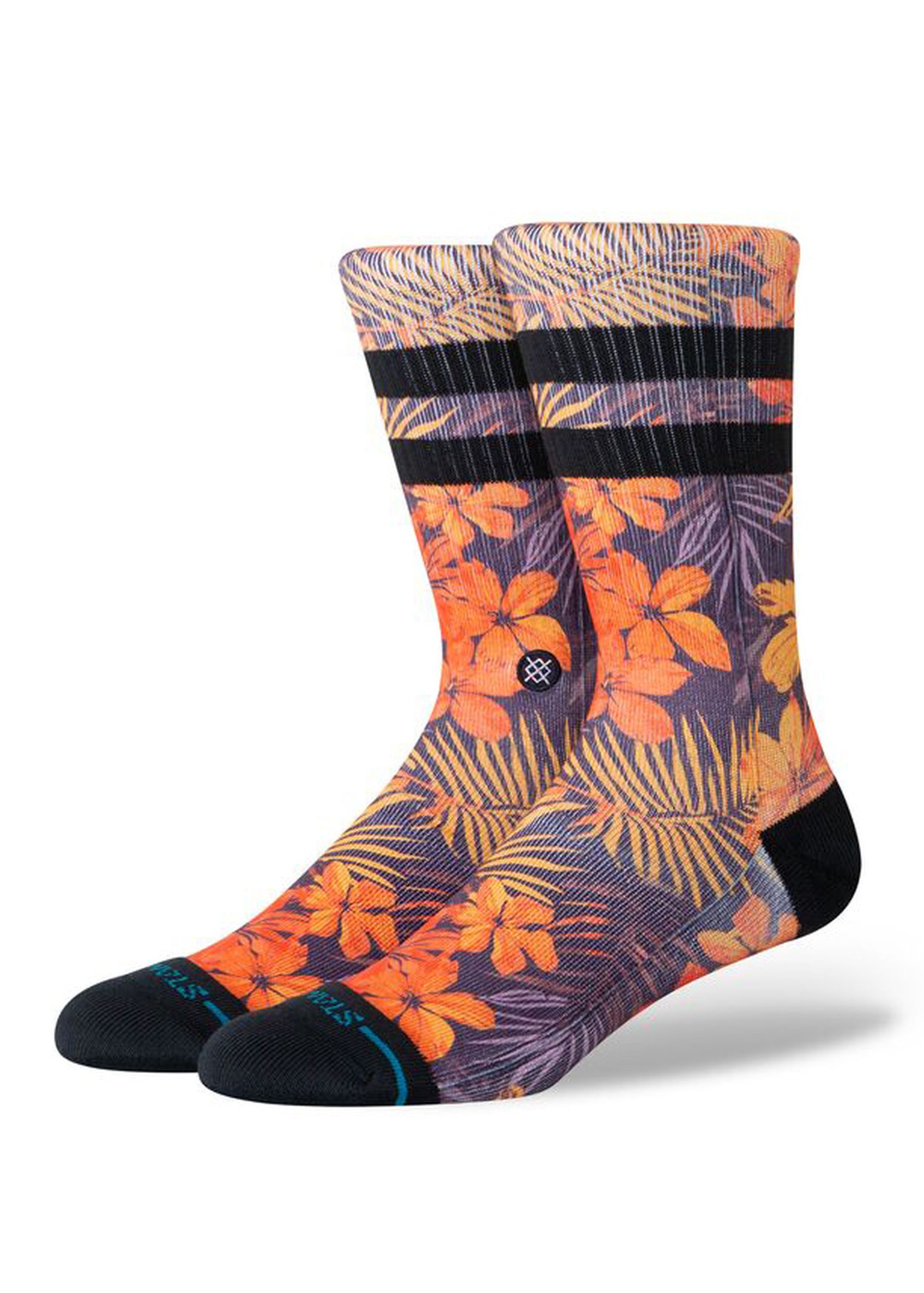 Stance Poipu Crew Socks Orange