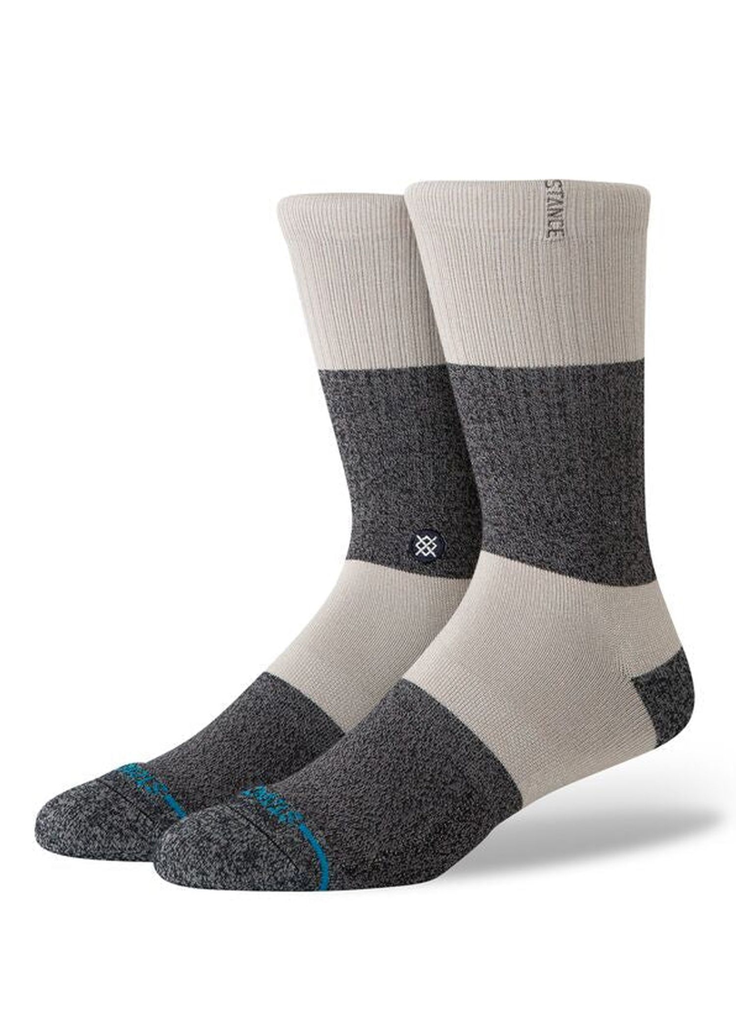Stance Twist Stripe Crew Socks Grey