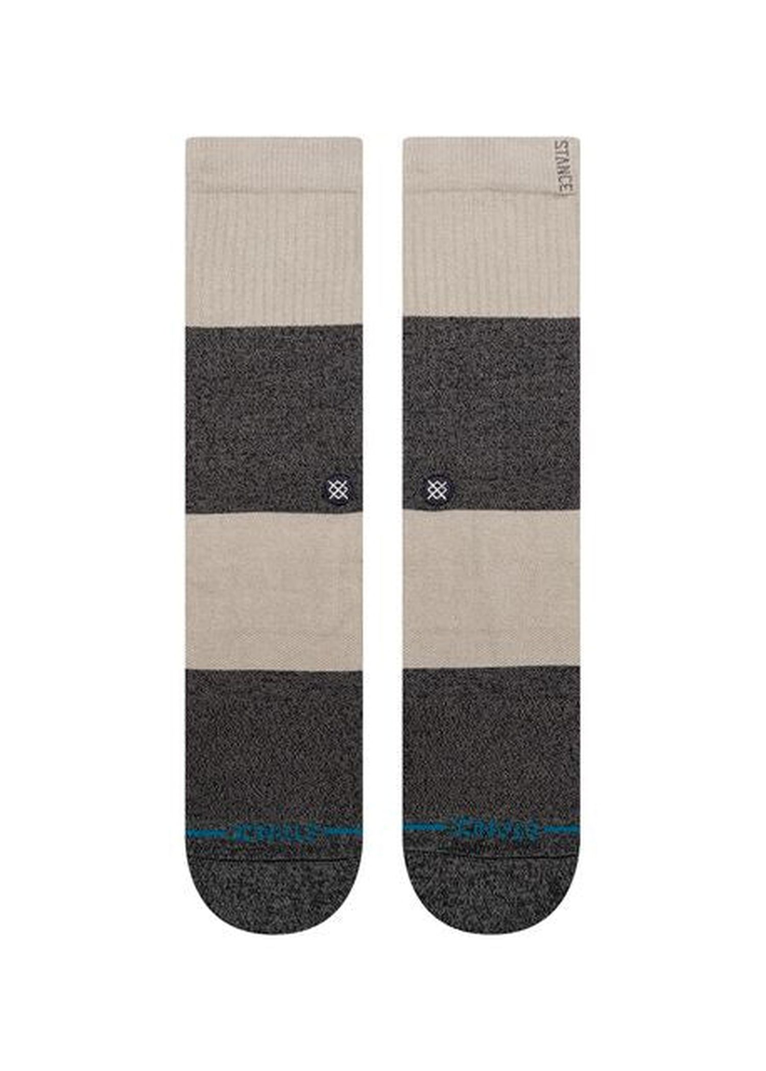 Stance Twist Stripe Crew Socks Grey