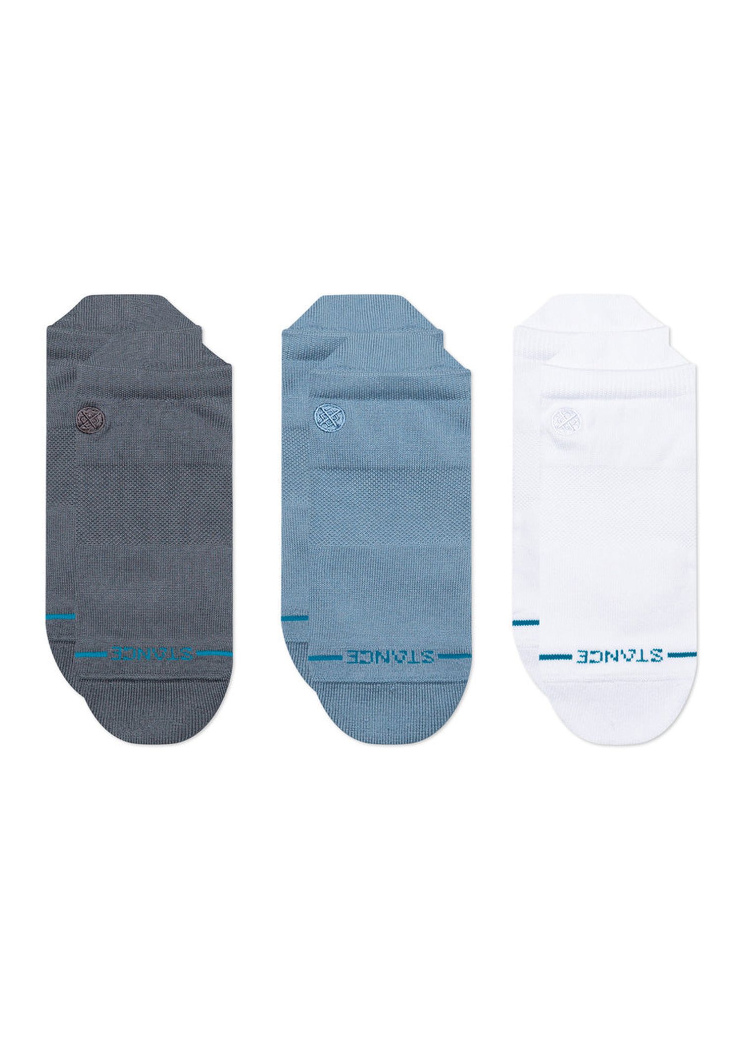 Stance Icon Low Tab 3 Pack Socks Turbulence