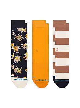 Stance Equinox Crew 3 Pack Socks Navy