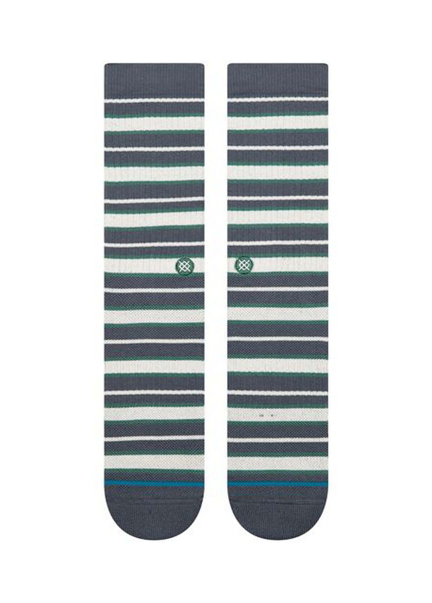 Stance Signature Stripe Crew Socks Turbulence