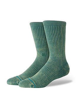 Stance Signature Wash Crew Socks Teal
