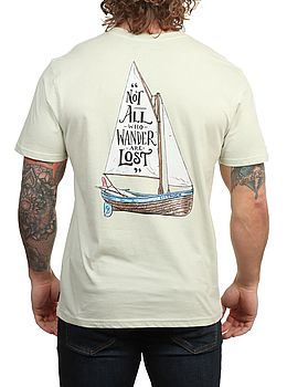 Saltrock Lost Ships Tee Light Green