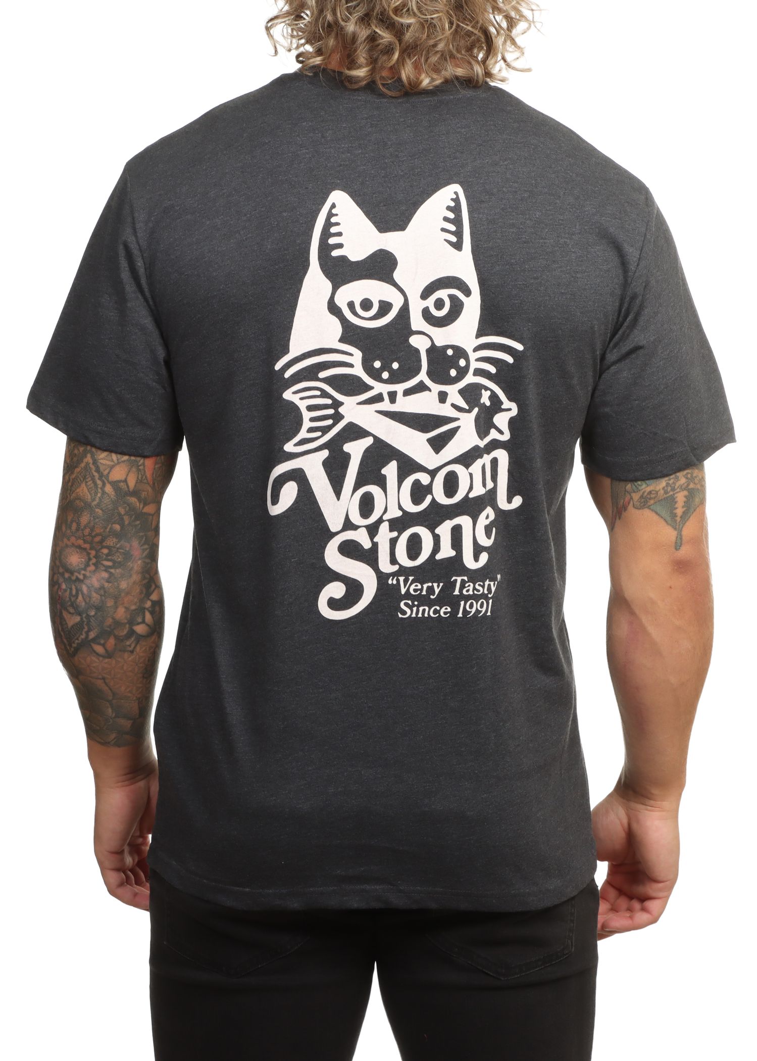 Volcom Tasty Hth Tee Heather Black