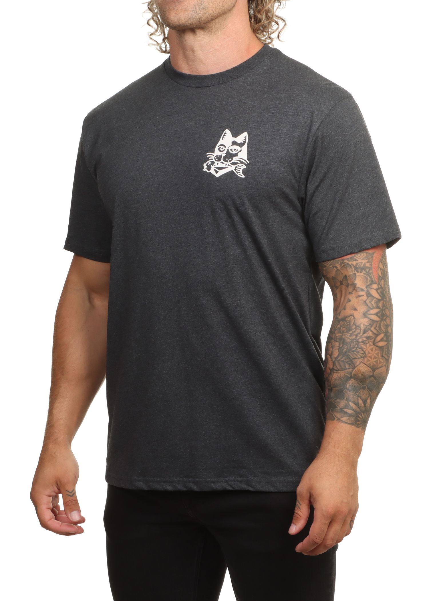 Volcom Tasty Hth Tee Heather Black