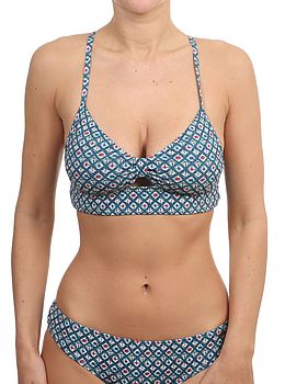 Protest Sync Bikini Top Raku Blue