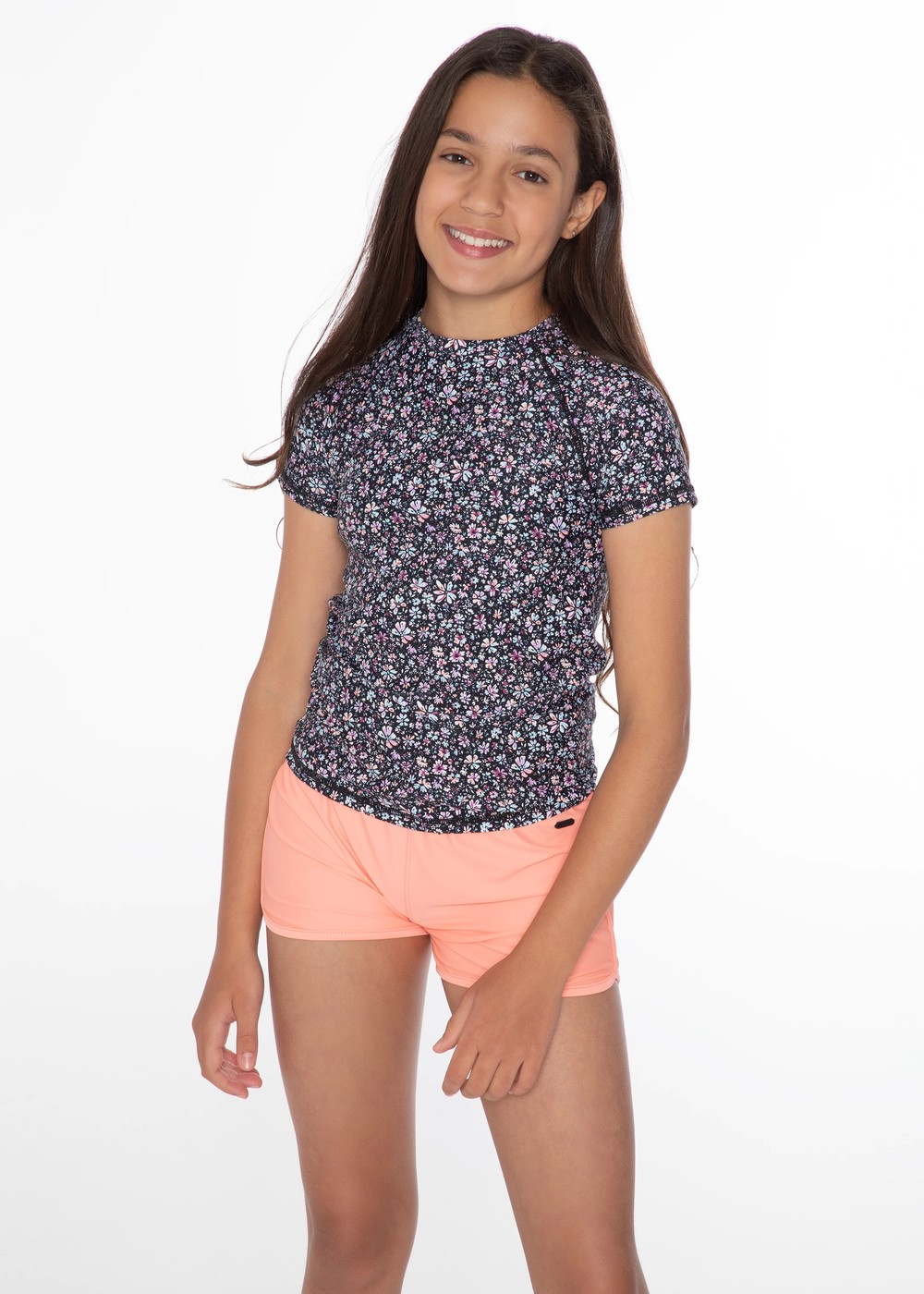 Protest Girls Fleuri Rashvest True Black