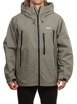 Obey Obsidian Jacket Vetiver Plaid