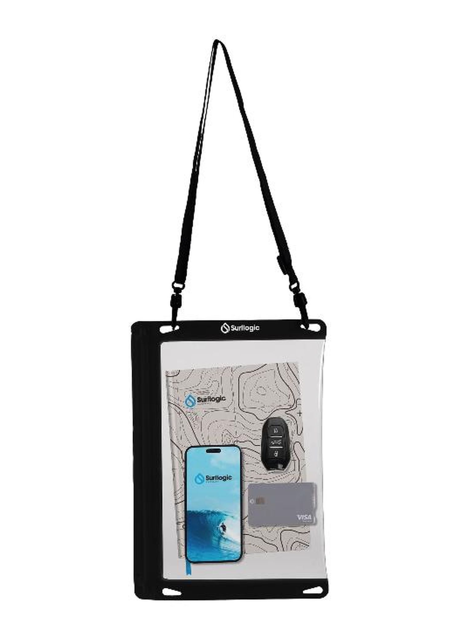 Surflogic Waterproof Large Accessory Case Black