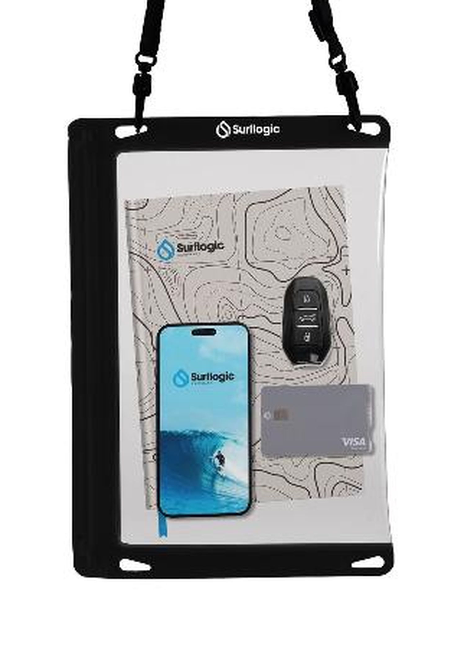 Surflogic Waterproof Large Accessory Case Black