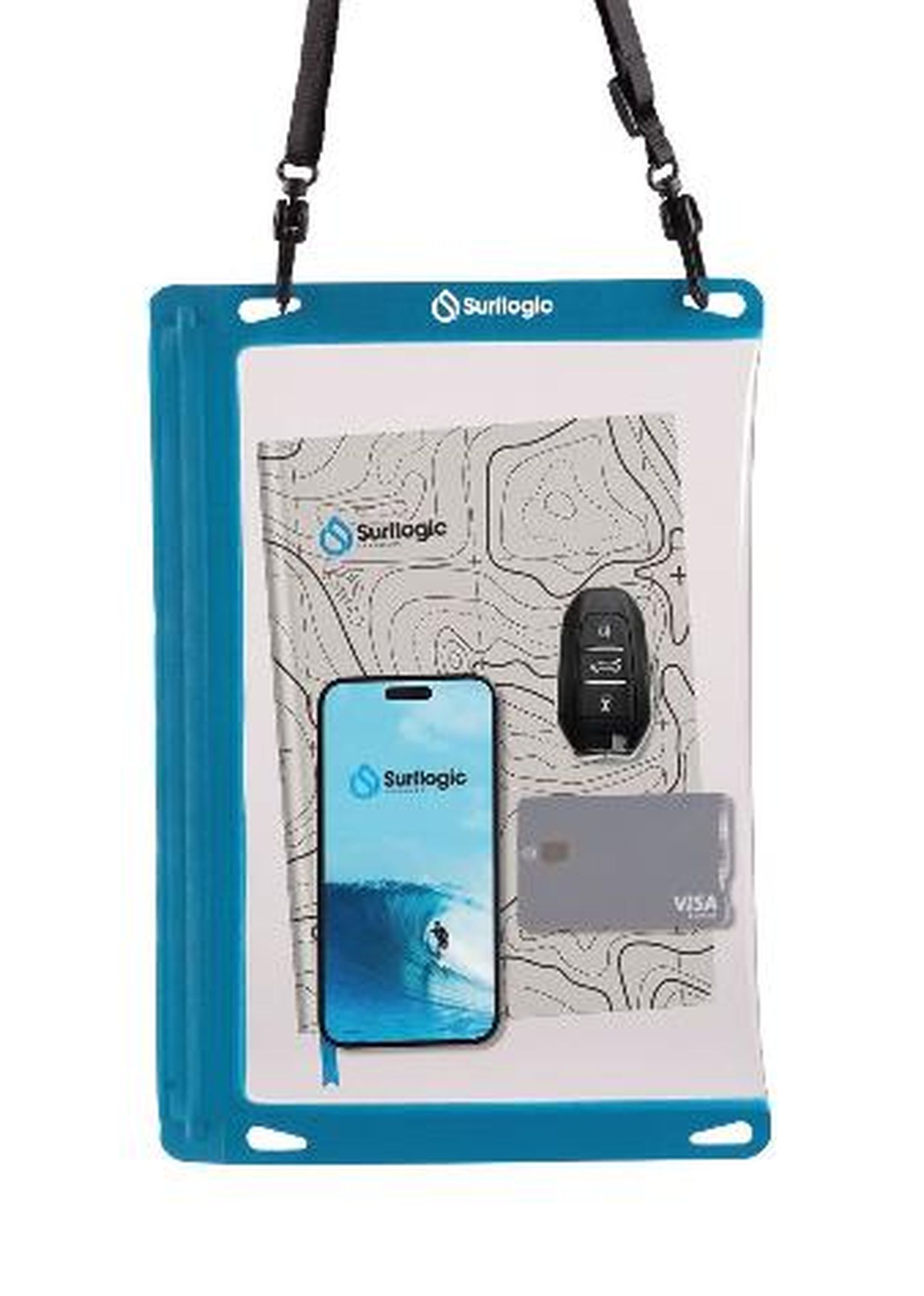 Surflogic Waterproof Large Accessory Case Blue