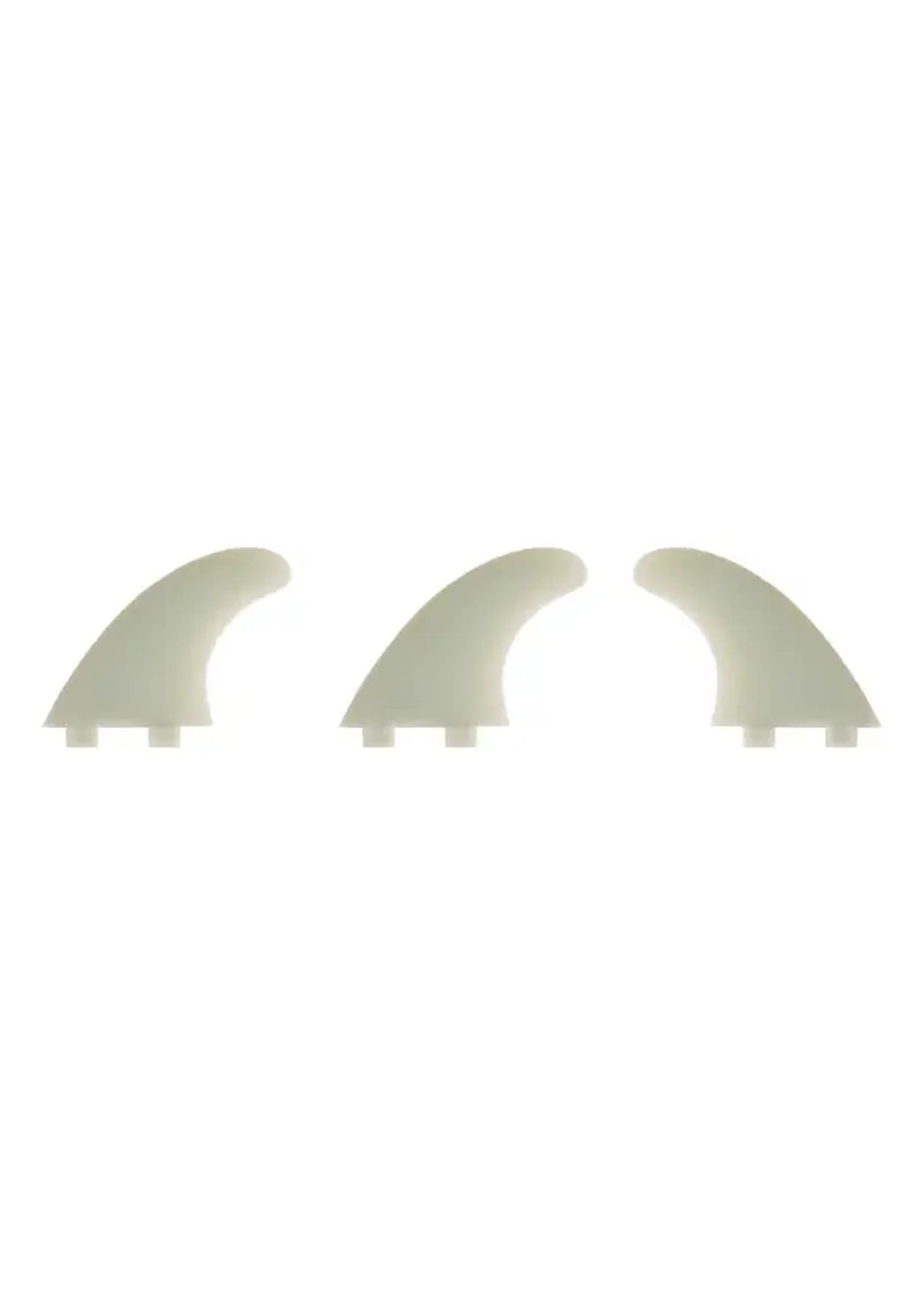 Surflogic FCS Compatible Two Tab Surf Fins Clear