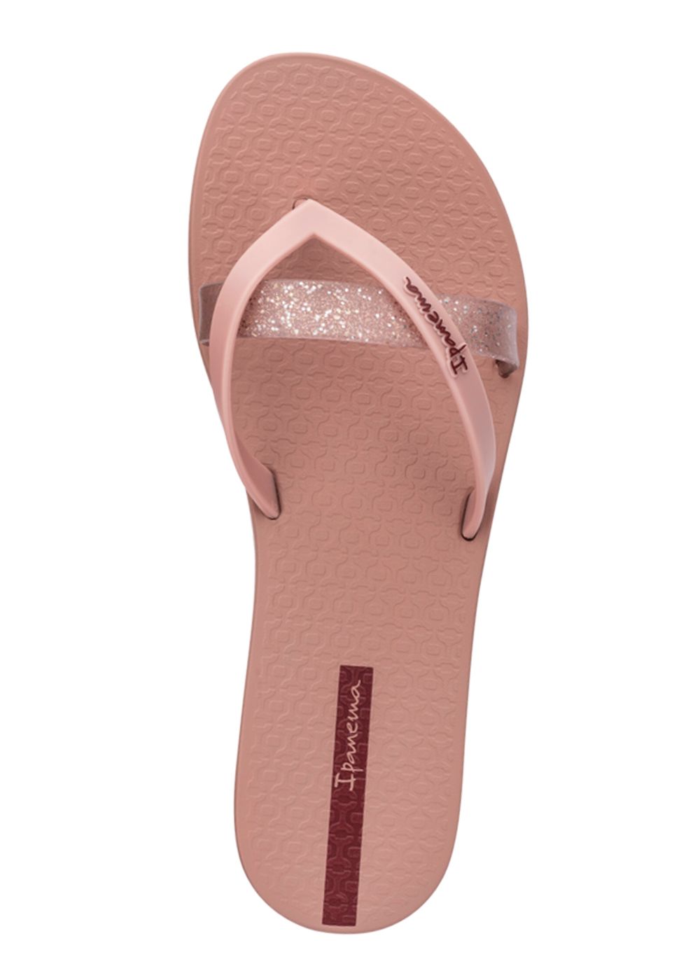 Ipanema Kirei Chic Flip Flops Pink Glitter Red
