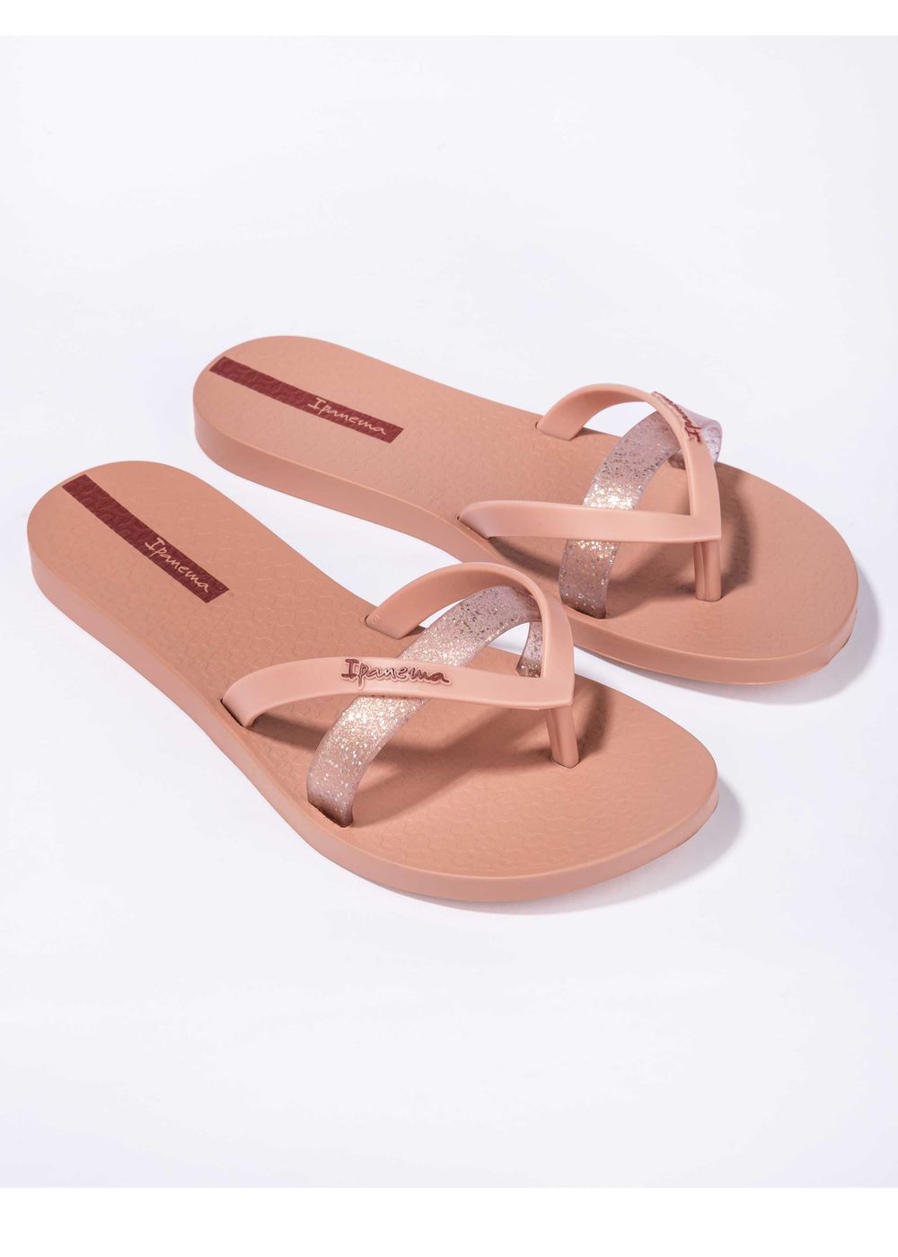 Ipanema Kirei Chic Flip Flops Pink Glitter Red