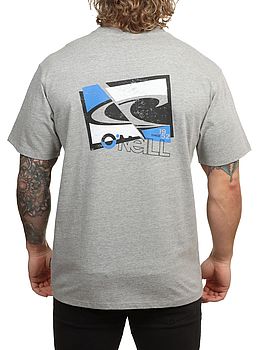 ONeill Essentials 90's Graphic Tee Silver Melee