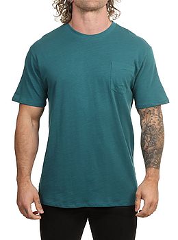 ONeill Slub Chest Pocket Tee Botanical Heat