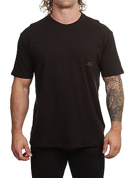ONeill Slub Chest Pocket Tee Black Out