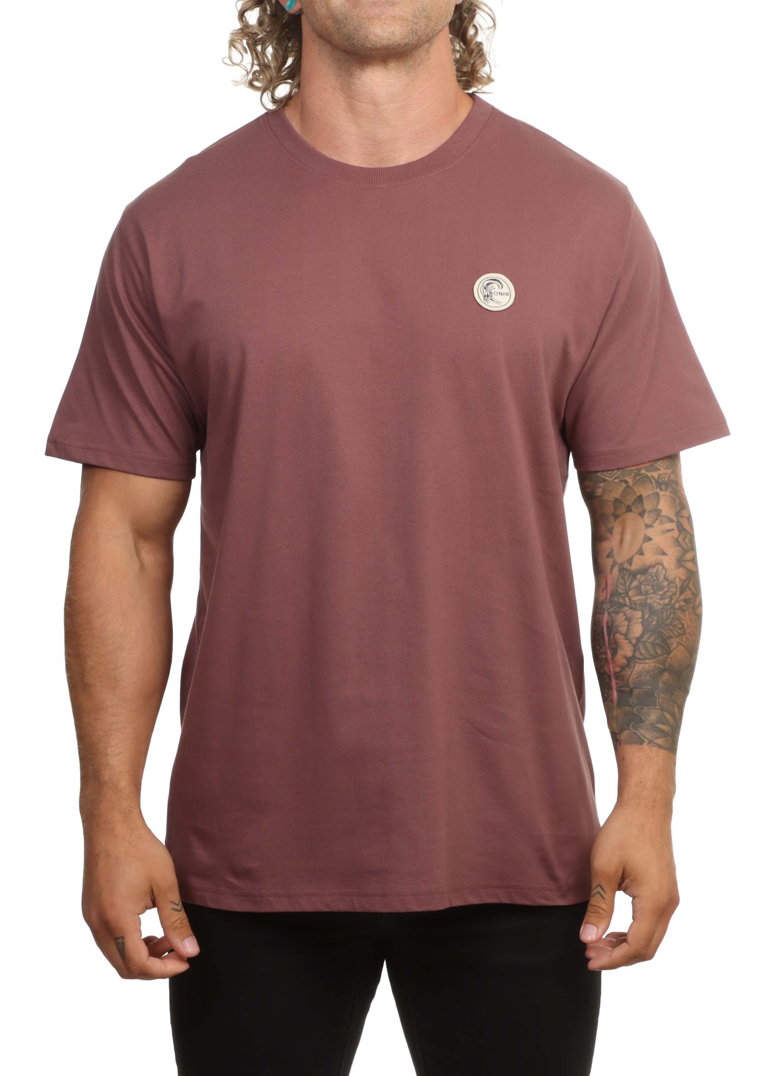 ONeill ORiginals Badge Tee Purple Gray