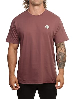 ONeill ORiginals Badge Tee Purple Gray