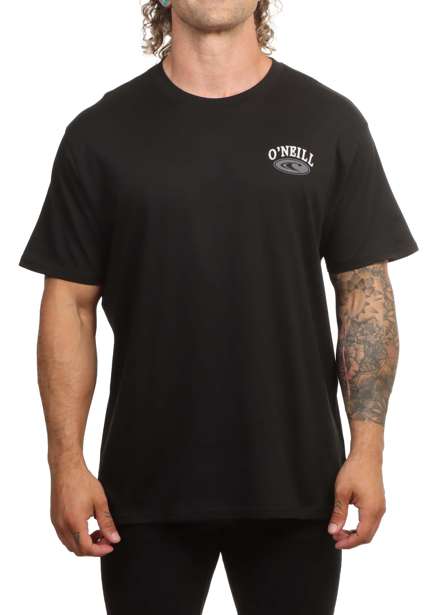 ONeill Muir Chest Print Tee Black Out