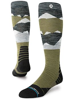 Stance Lonely Peaks Mid Wool Snow Socks Teal