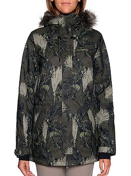 ONeill Ladies Hybrid Cluster 3 Snow Jacket Green