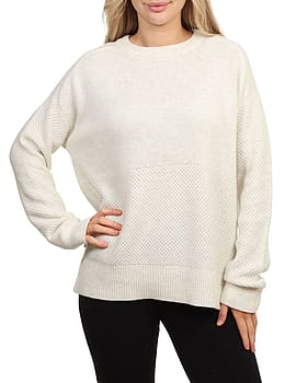 Passenger Cove Organic Knit Sweater Off White