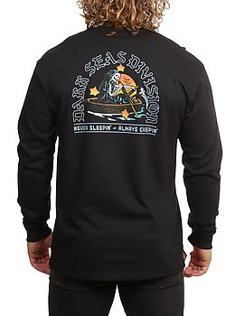 Dark Seas Rowboat Long Sleeve Black