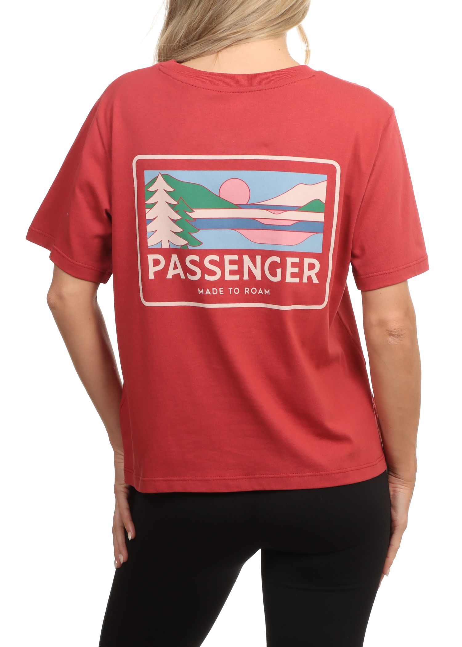 Passenger Roamer Recycled Cotton Tee Garnet