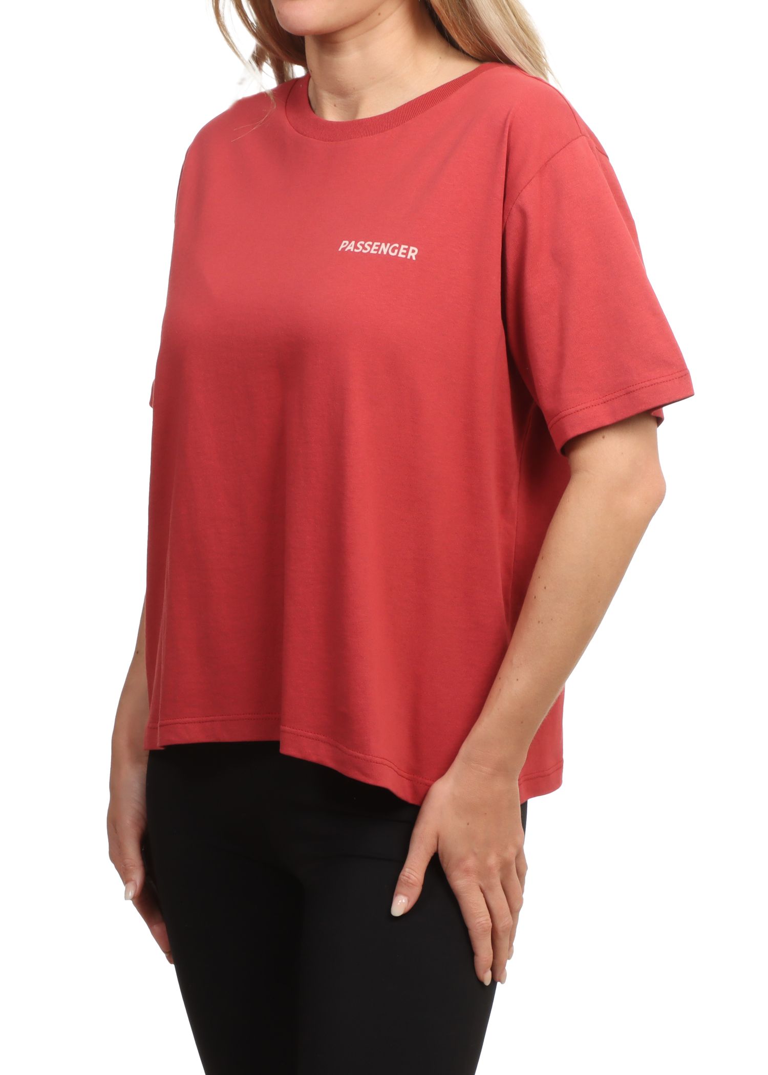 Passenger Roamer Recycled Cotton Tee Garnet