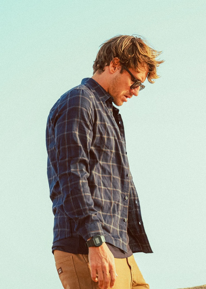 Oxbow Highland Shirt Deep Marine