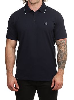 Oxbow Neat Polo Shirt Deep Marine